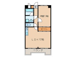 ペアシティ－１の物件間取画像